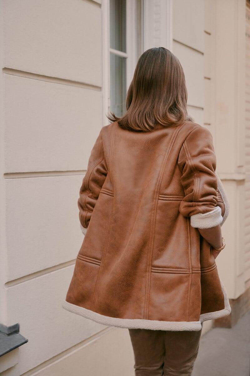 pedro del hierro Dasha. Abrigo doble faz largo Precio ultrabajo
