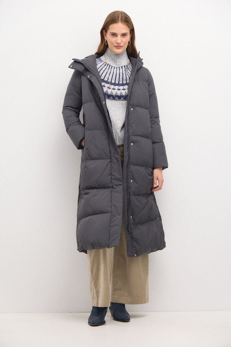 pedro del hierro Donna. Anorak largo acolchado En línea