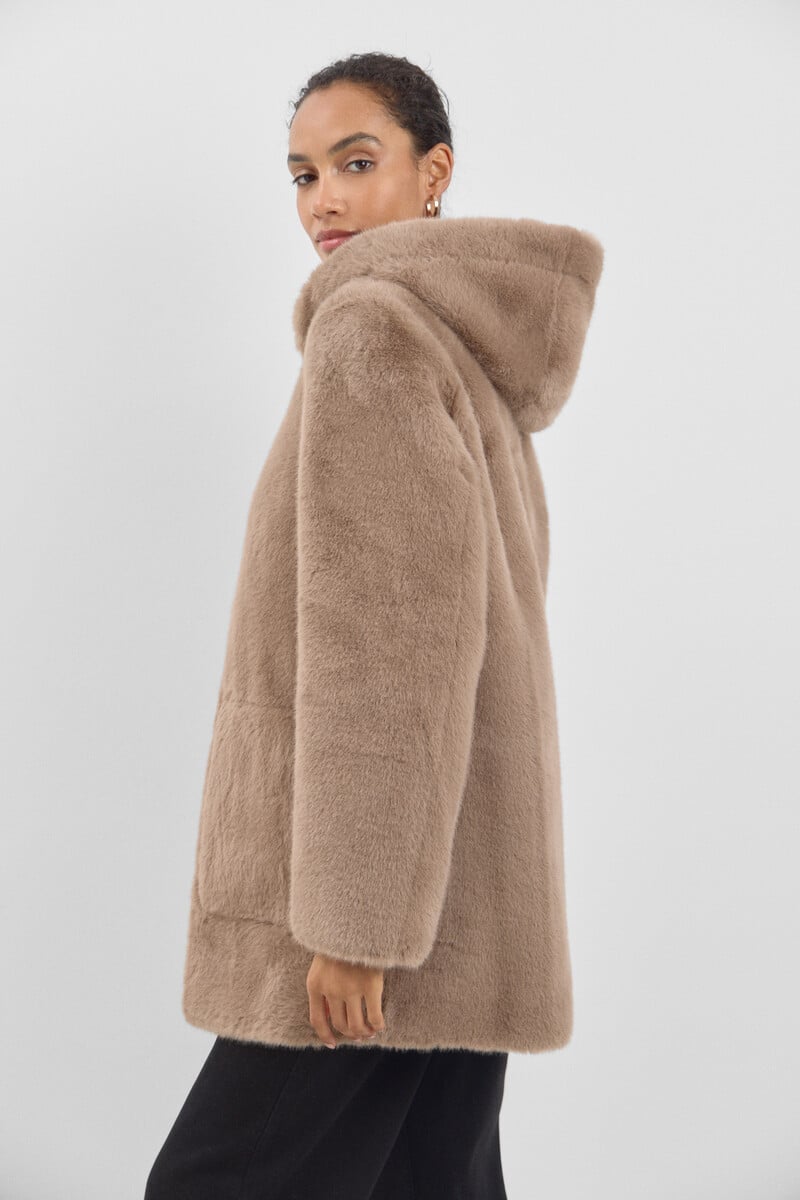 pedro del hierro Abrigo efecto doble faz reversible Venta caliente