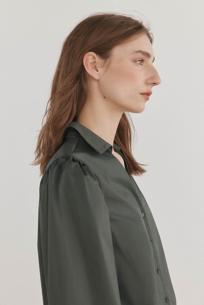 pedro del hierro Camisa manga larga abullonada Rebajas baratas