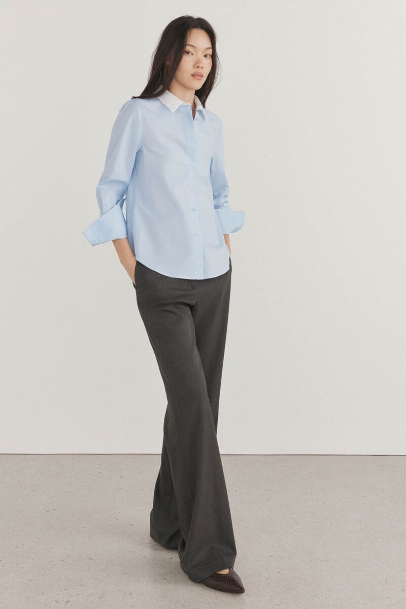 pedro del hierro Camisa algodón básica Ventas relámpago