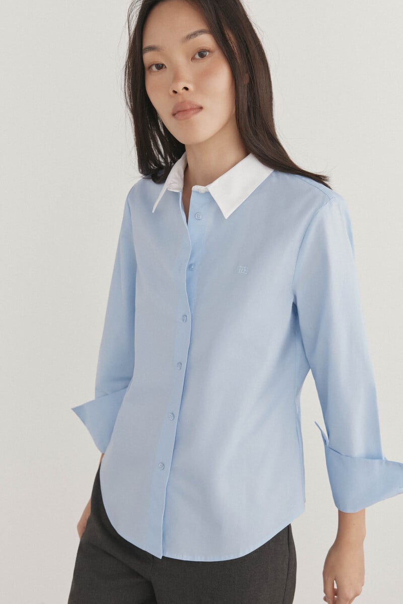 pedro del hierro Camisa algodón básica Ventas relámpago