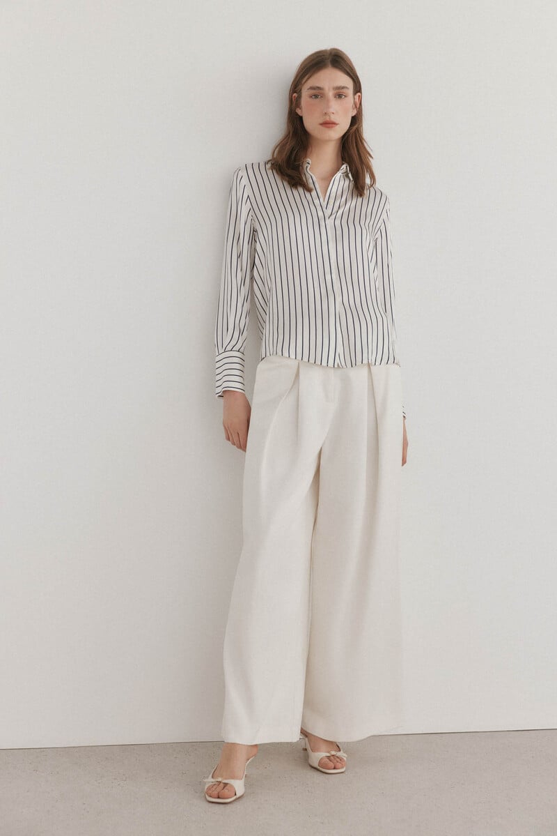 pedro del hierro Camisa satinada fluida Mejor oferta