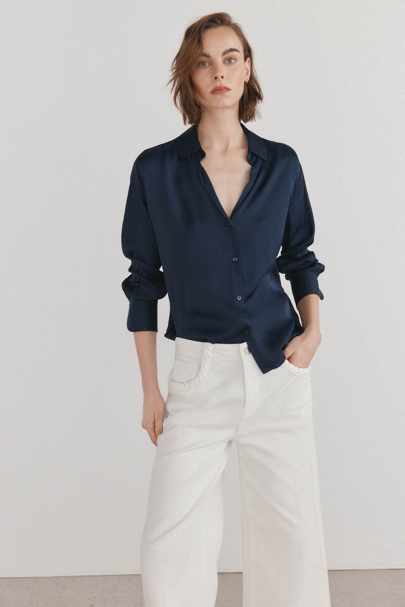 pedro del hierro Blusa satén fluida Últimos 2 días