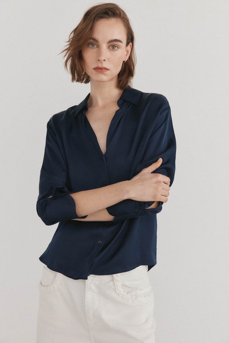 pedro del hierro Blusa satén fluida Últimos 2 días