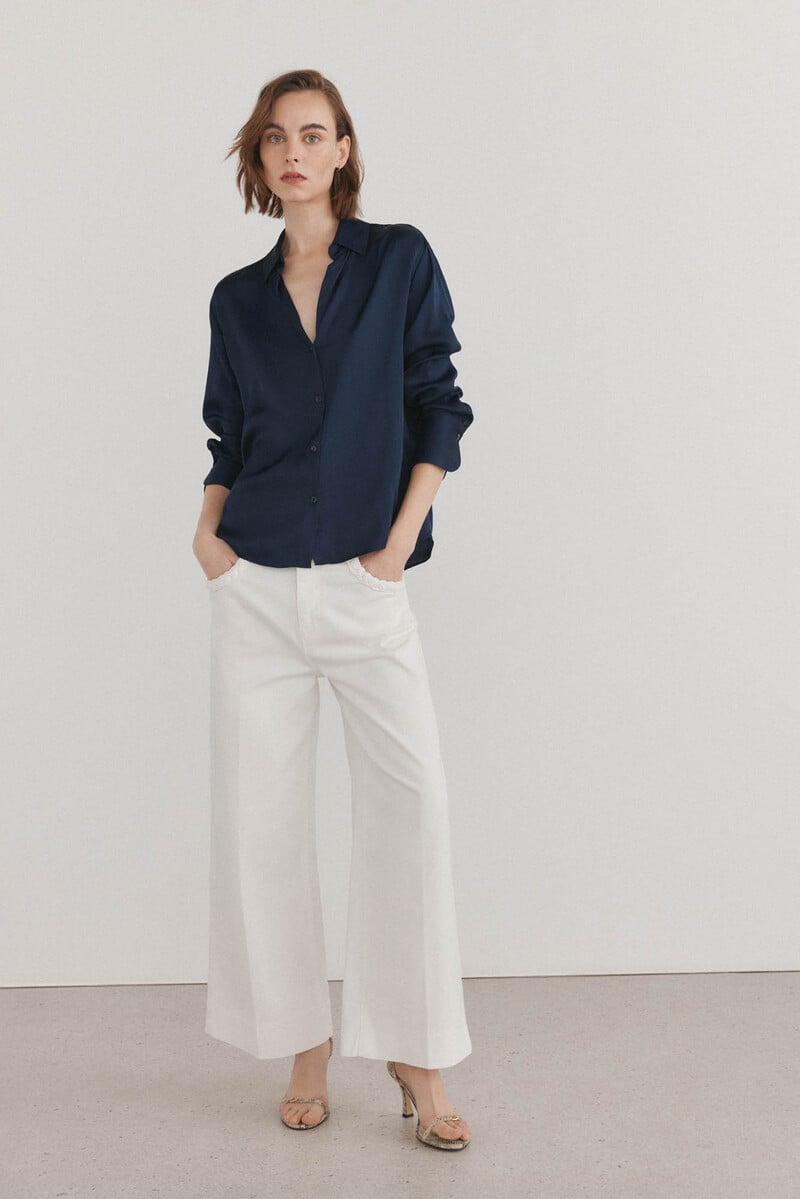 pedro del hierro Blusa satén fluida Últimos 2 días