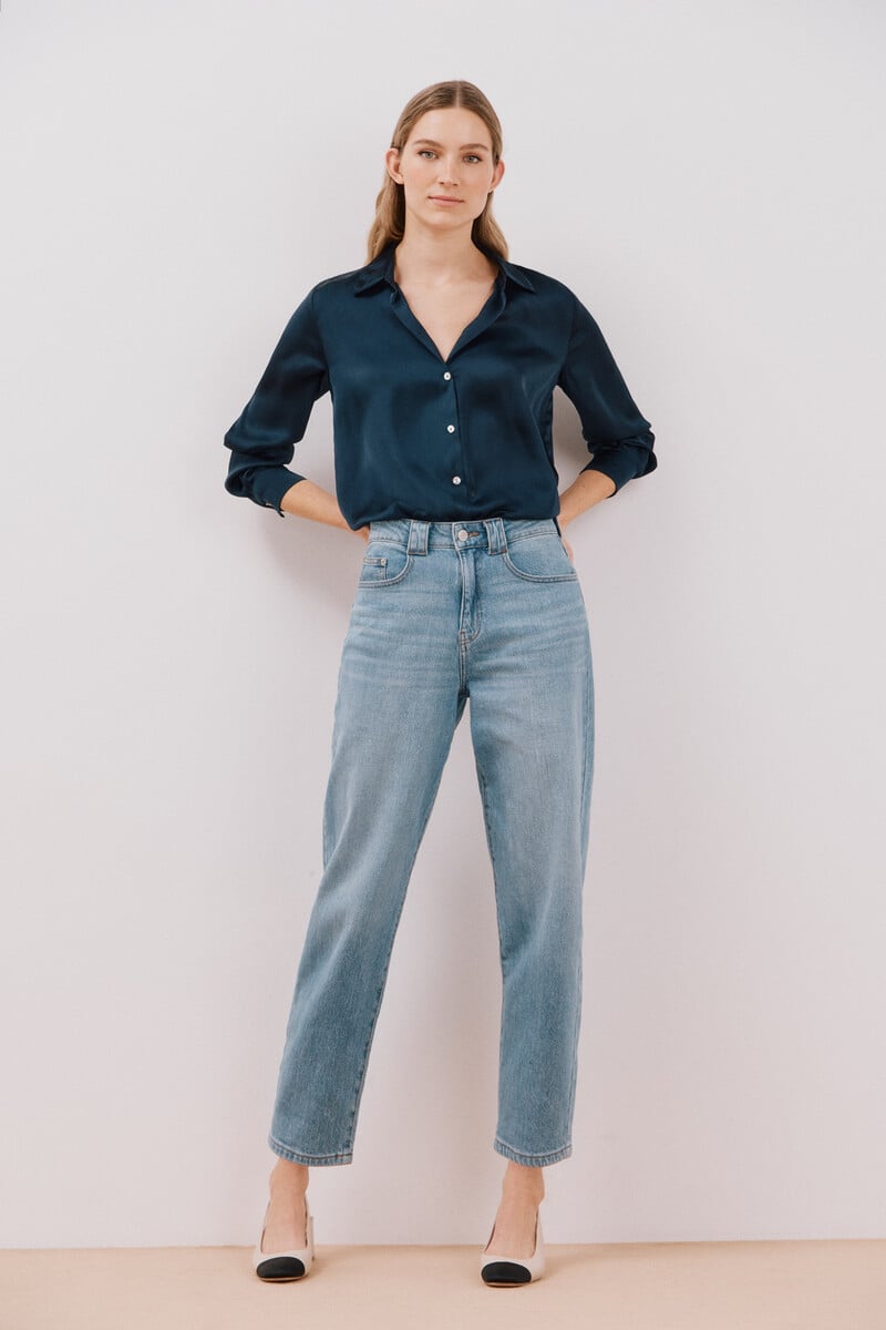 pedro del hierro Camisa satinada Liquidación
