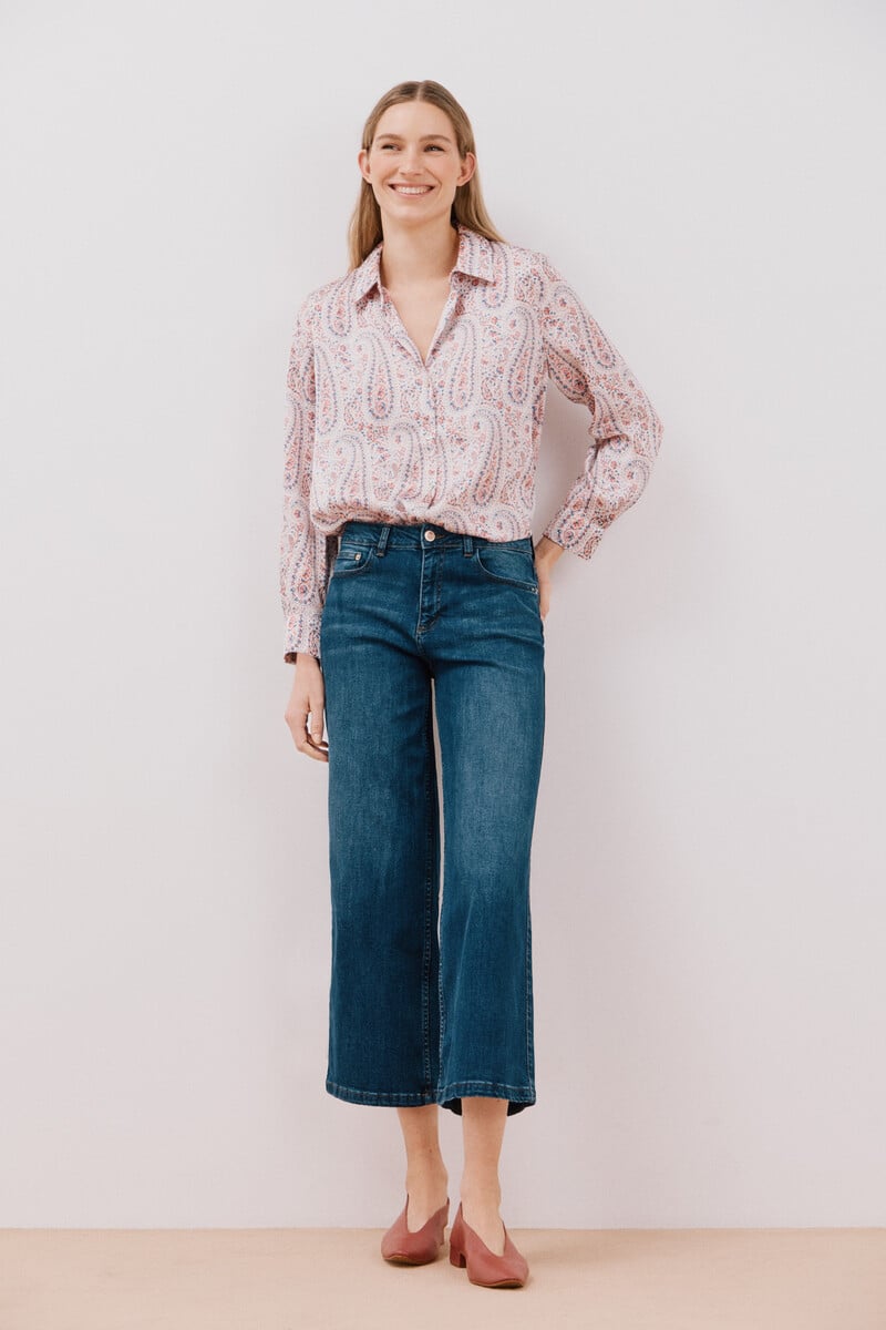 pedro del hierro Camisa satinada Tienda de fábrica