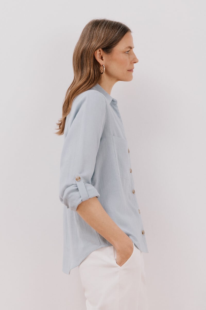 pedro del hierro Camisa algodón estampada Limitado a 3 días