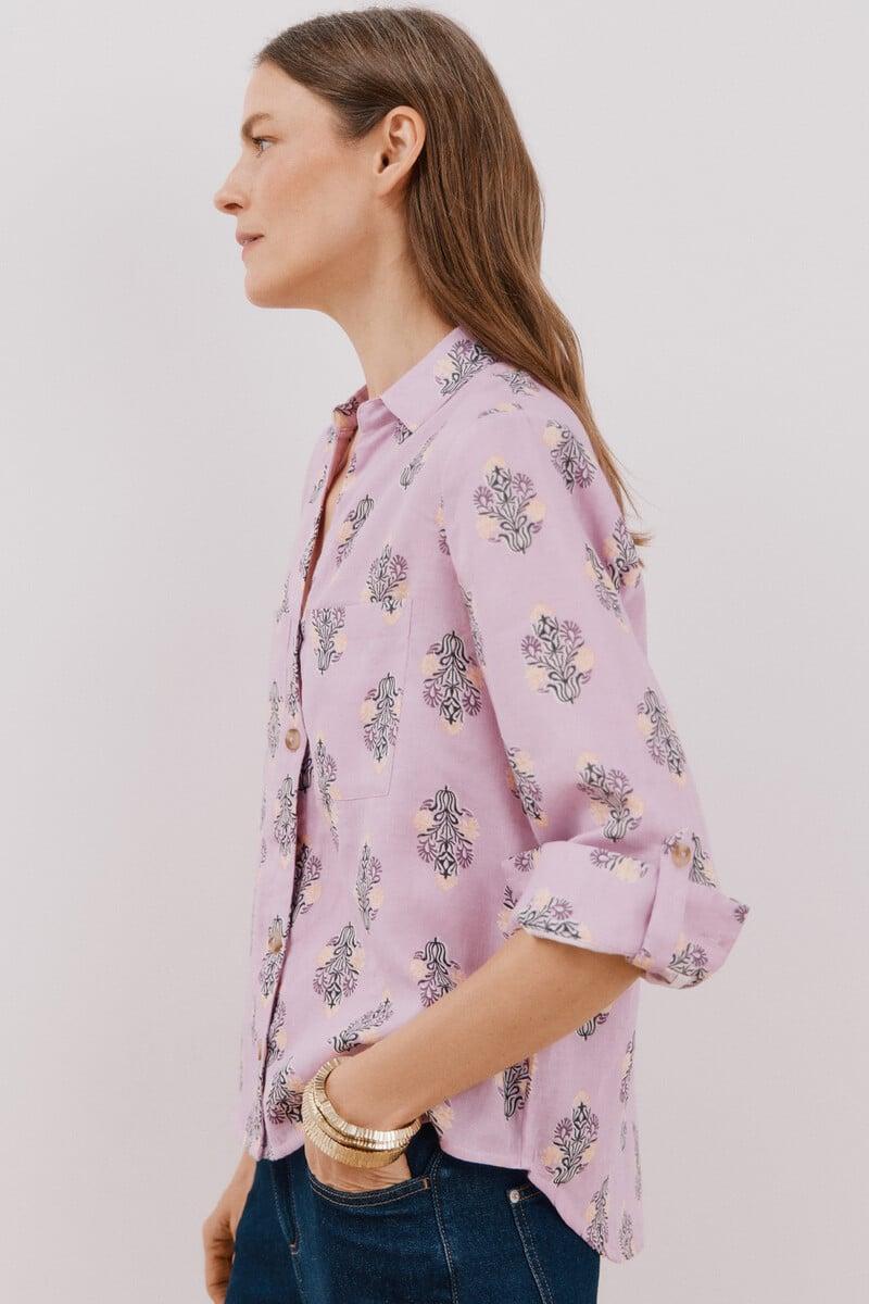 pedro del hierro Camisa algodón estampada En oferta