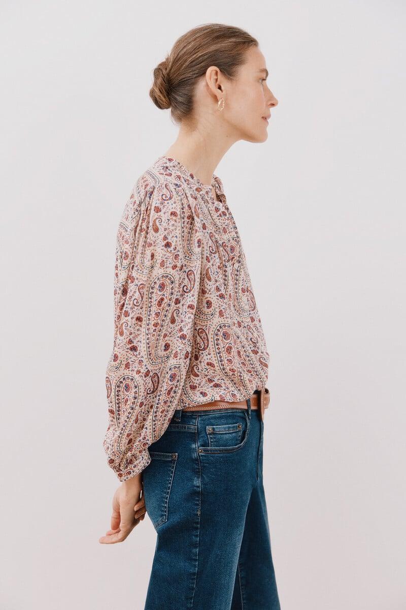 pedro del hierro Blusa estampada Descuentos del mes