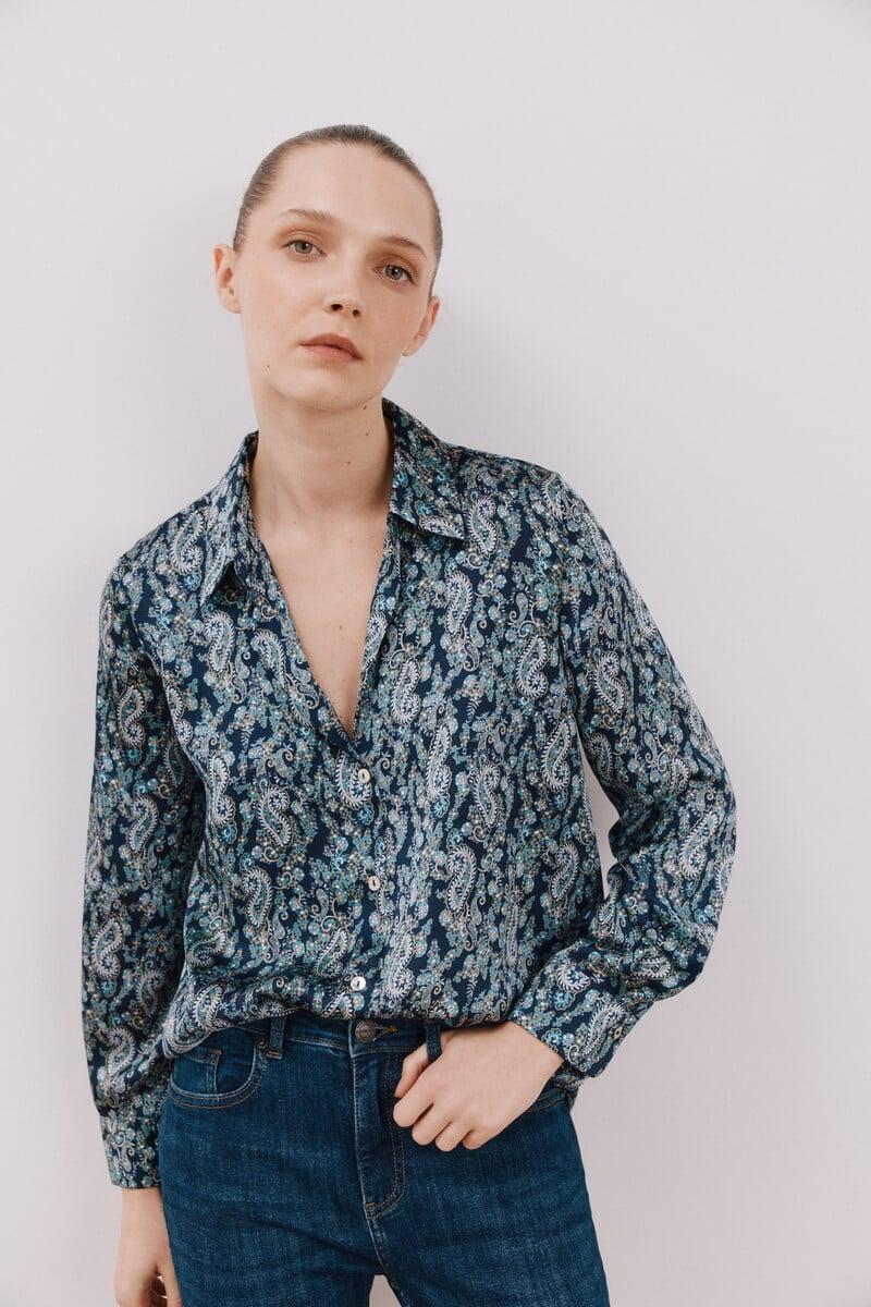 pedro del hierro Camisa satinada Oferta exclusiva