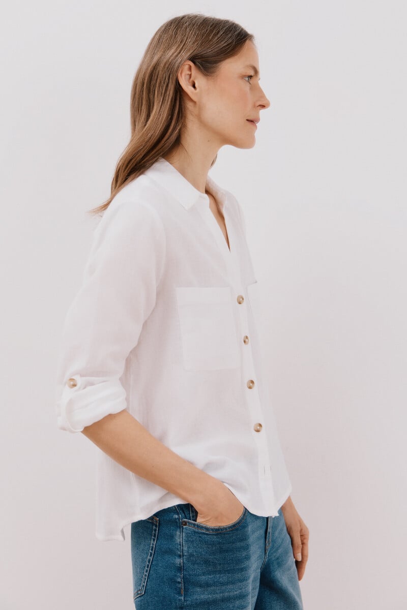pedro del hierro Camisa algodón estampada Ofertas especiales