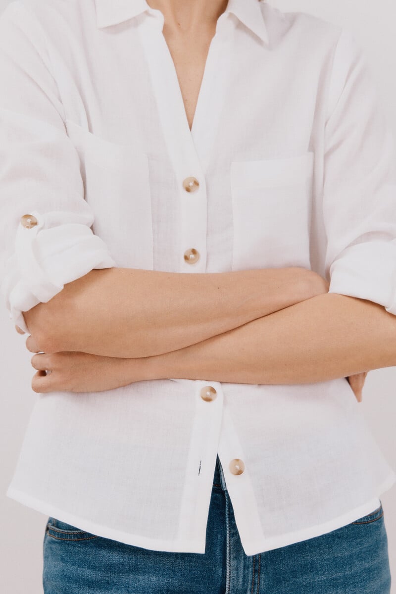 pedro del hierro Camisa algodón estampada Ofertas especiales