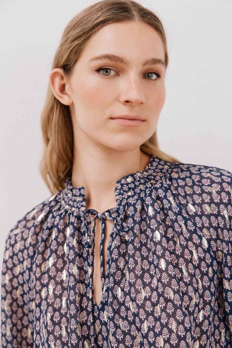 pedro del hierro Blusa detalle nido de abeja Grandes ahorros
