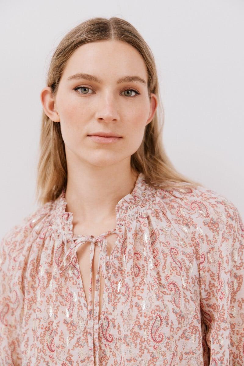 pedro del hierro Blusa detalle nido de abeja Rebajas de fin de temporada
