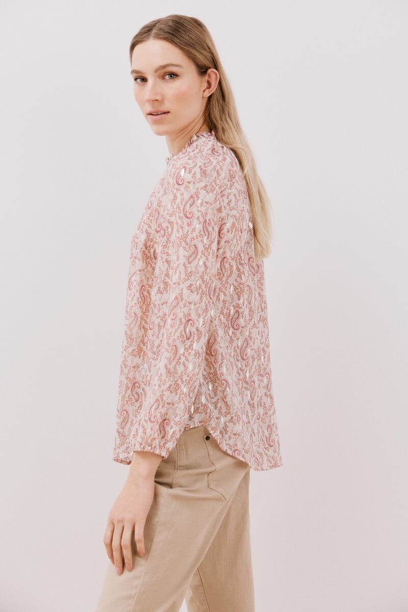 pedro del hierro Blusa detalle nido de abeja Rebajas de fin de temporada