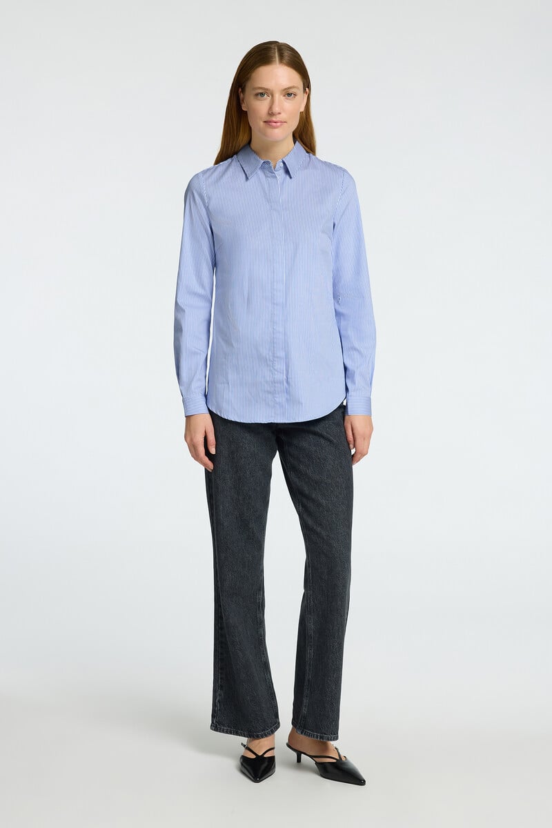 pedro del hierro Camisa Slim Fit confeccionada con algodón orgánico Venta caliente