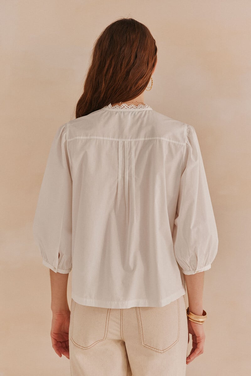 pedro del hierro Lorraine. Blusa jaretas Rebajas online