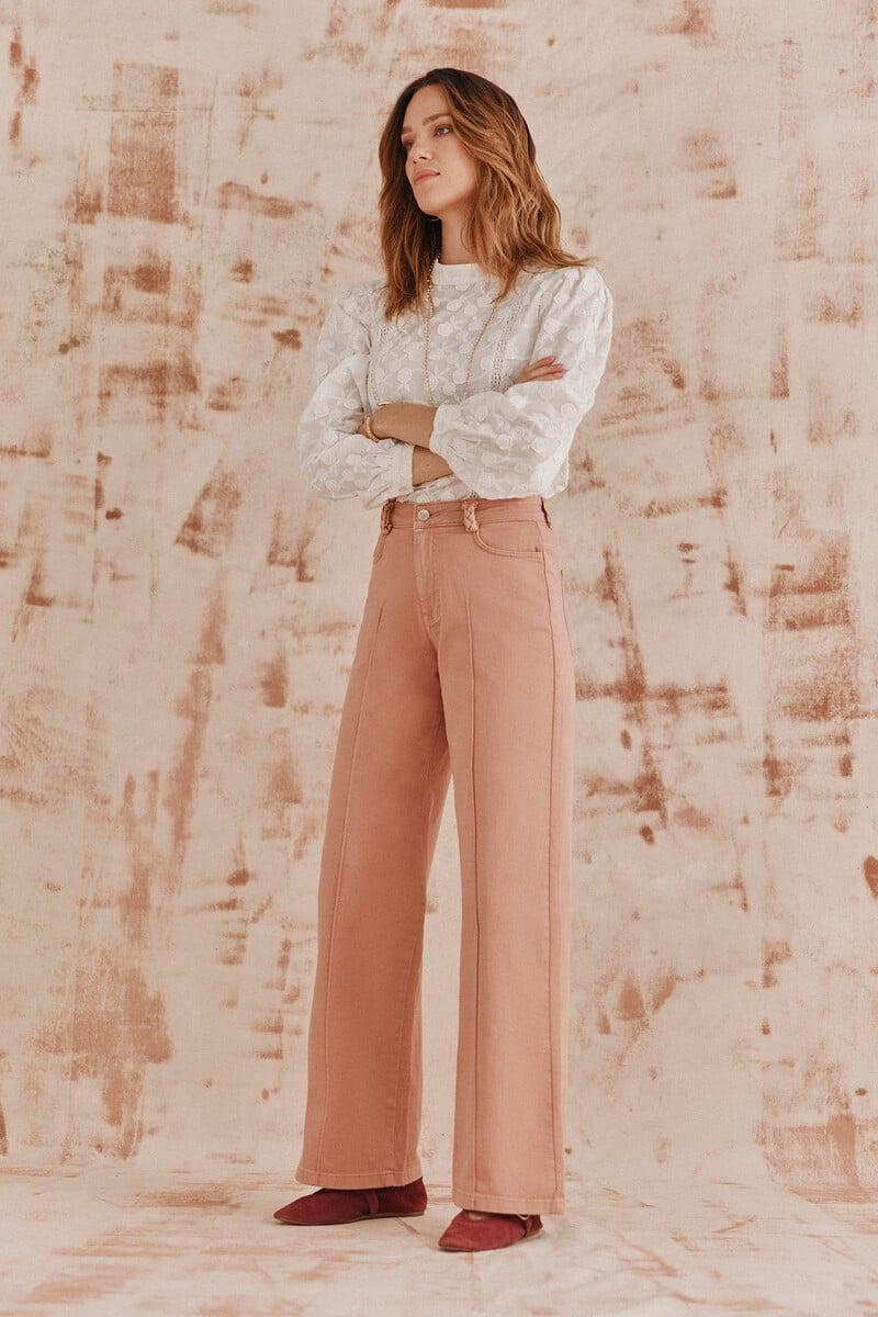 pedro del hierro Caterina. Blusa bordados Oferta especial