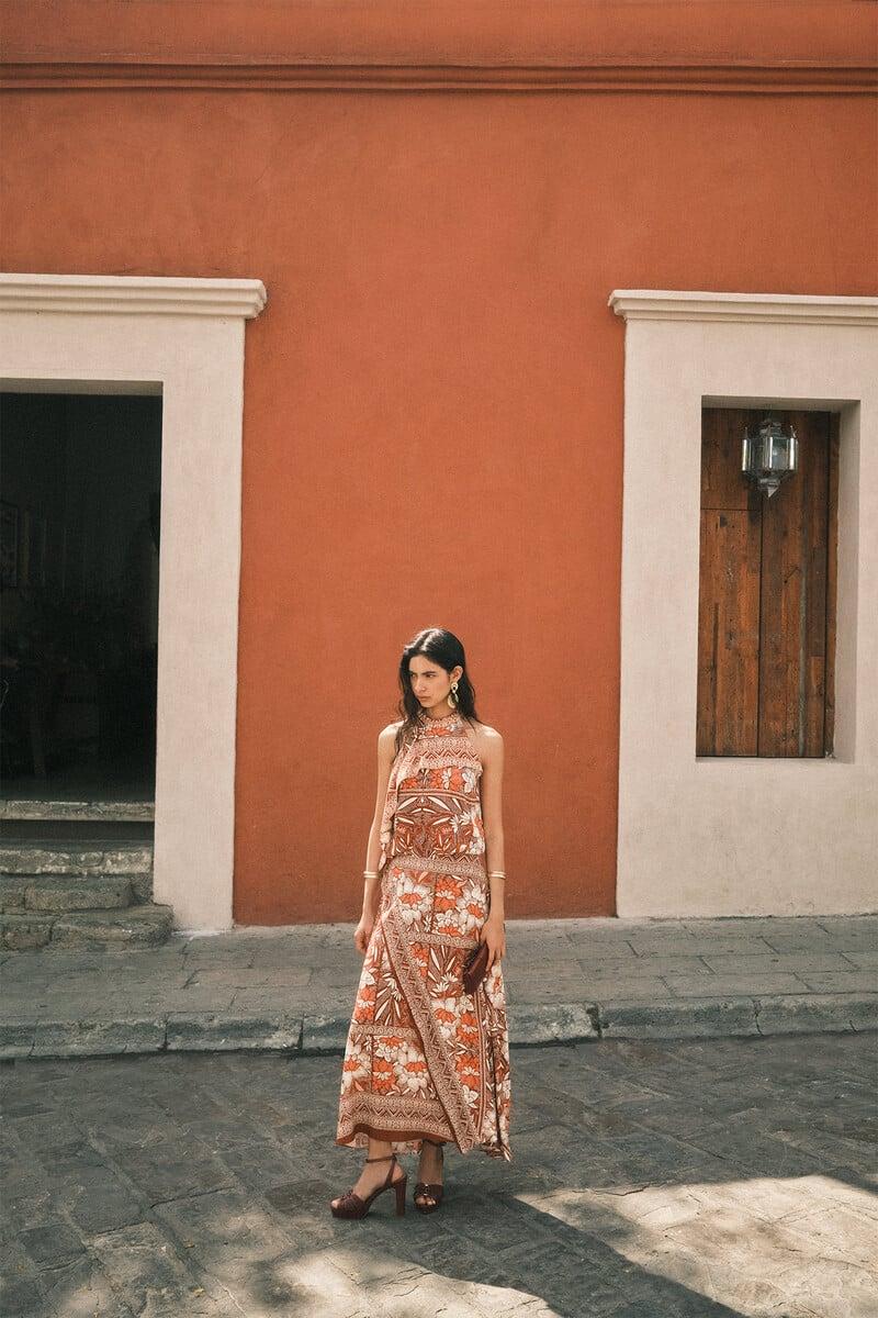 pedro del hierro Liana. Top estampado Envío gratis