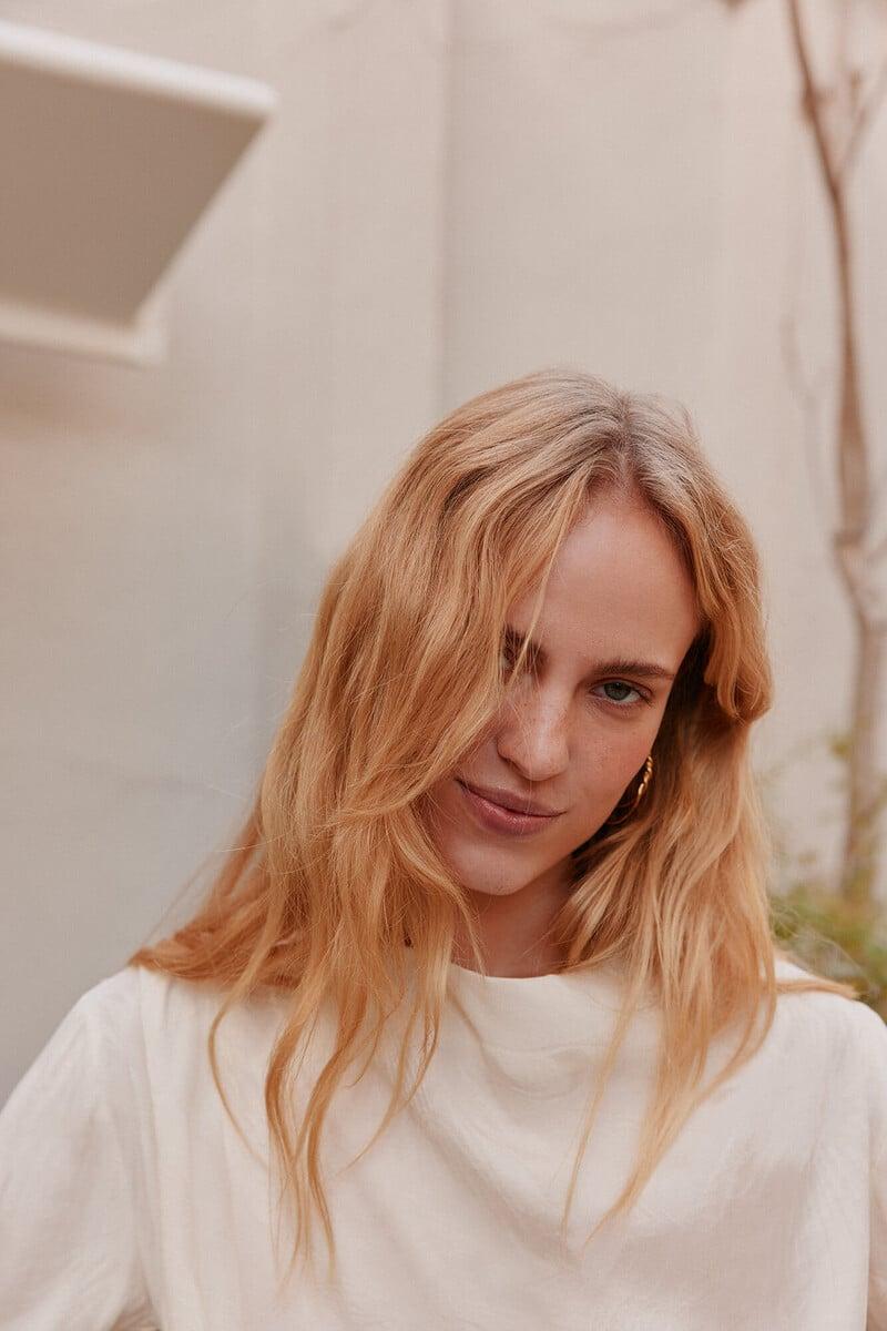 pedro del hierro Constanza. Blusa jacquard Últimos 3 días