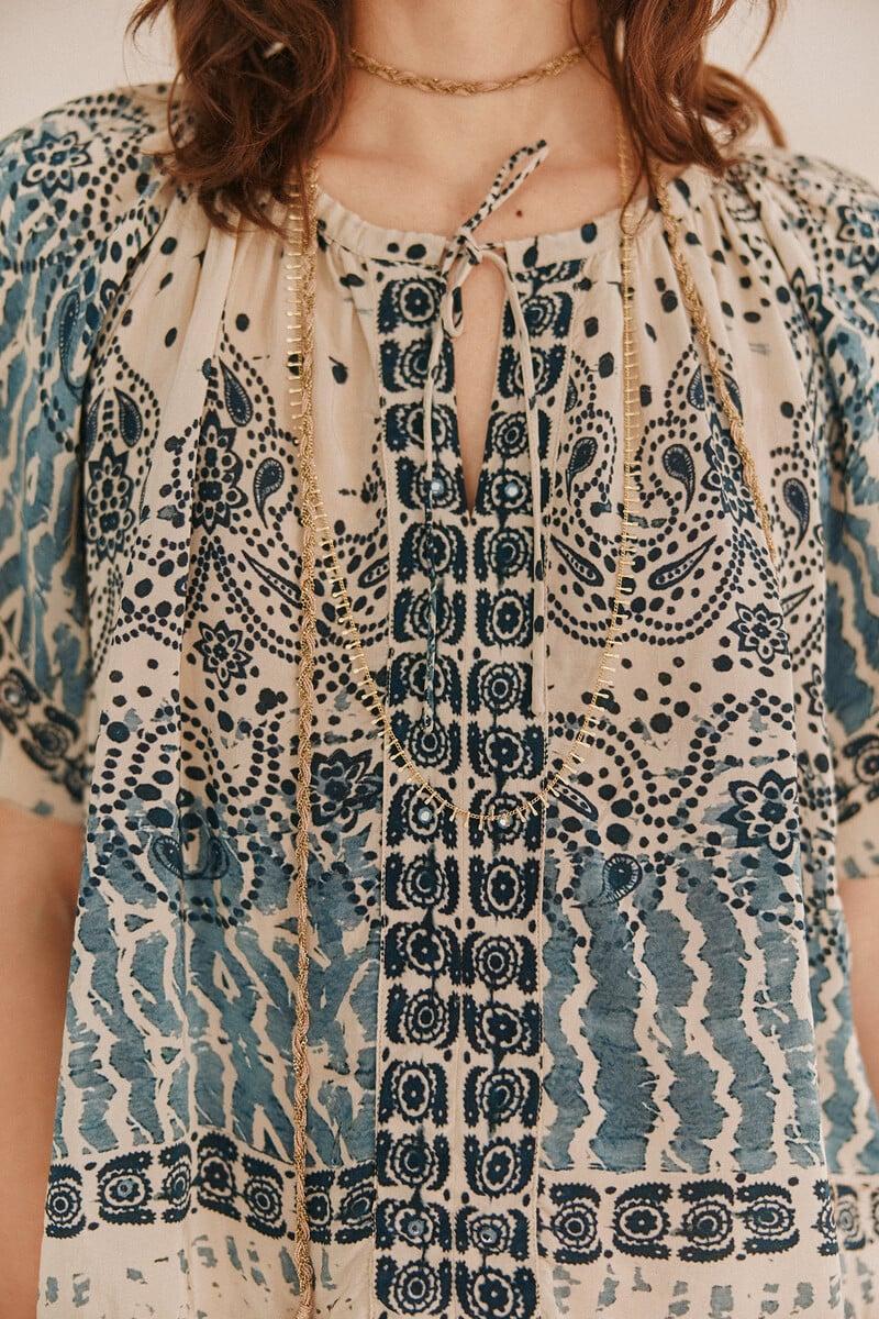 pedro del hierro Casiopea. Top estampado ÚLTIMAS EDICIONES
