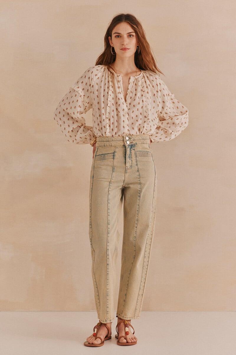 pedro del hierro Gemma. Blusa estampada Precio de fábrica