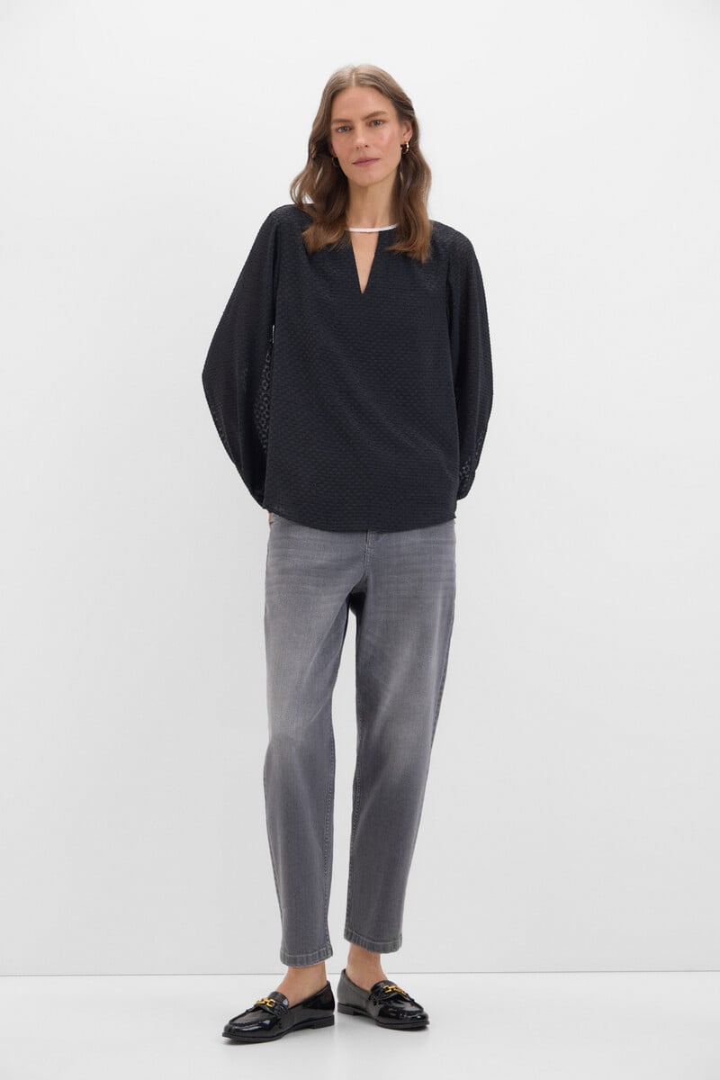 pedro del hierro Blusa tejido textura Libre de impuestos