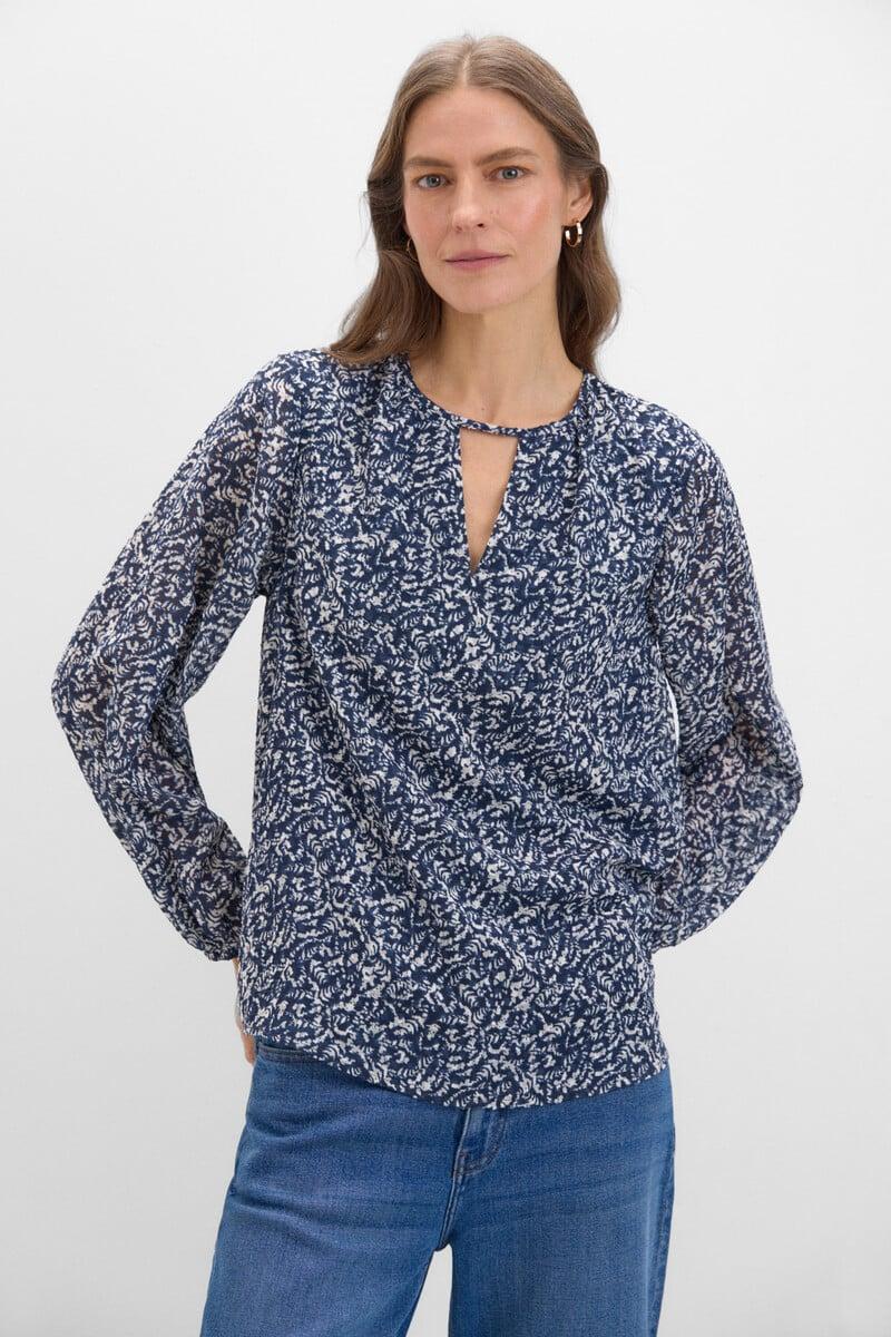 pedro del hierro Blusa tejido textura Oferta exclusiva