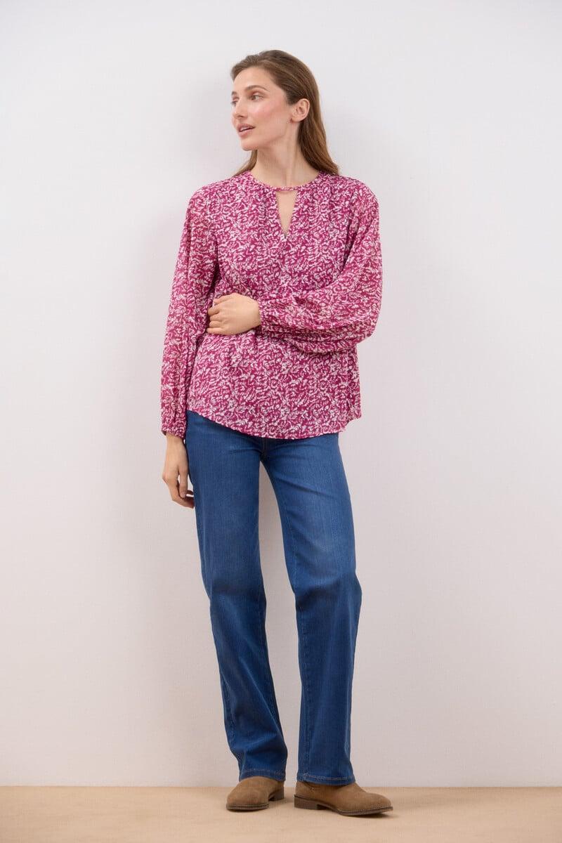 pedro del hierro Blusa tejido textura Última moda