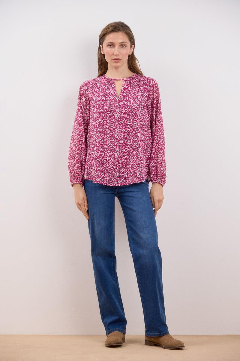 pedro del hierro Blusa tejido textura Última moda