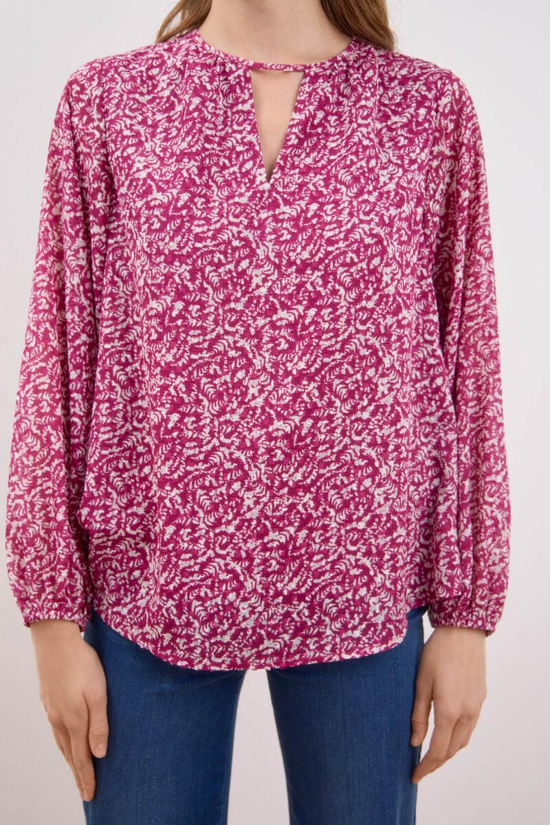 pedro del hierro Blusa tejido textura Última moda