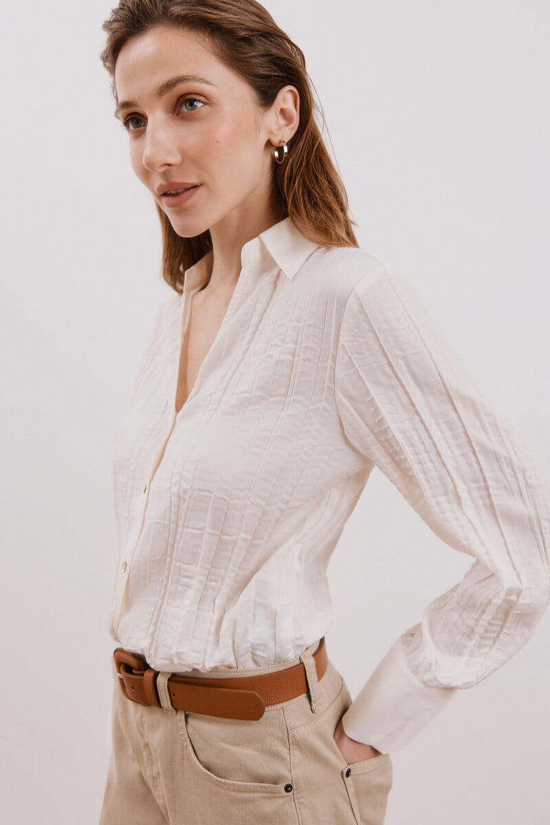 pedro del hierro Camisa lisa satinada Rebajas