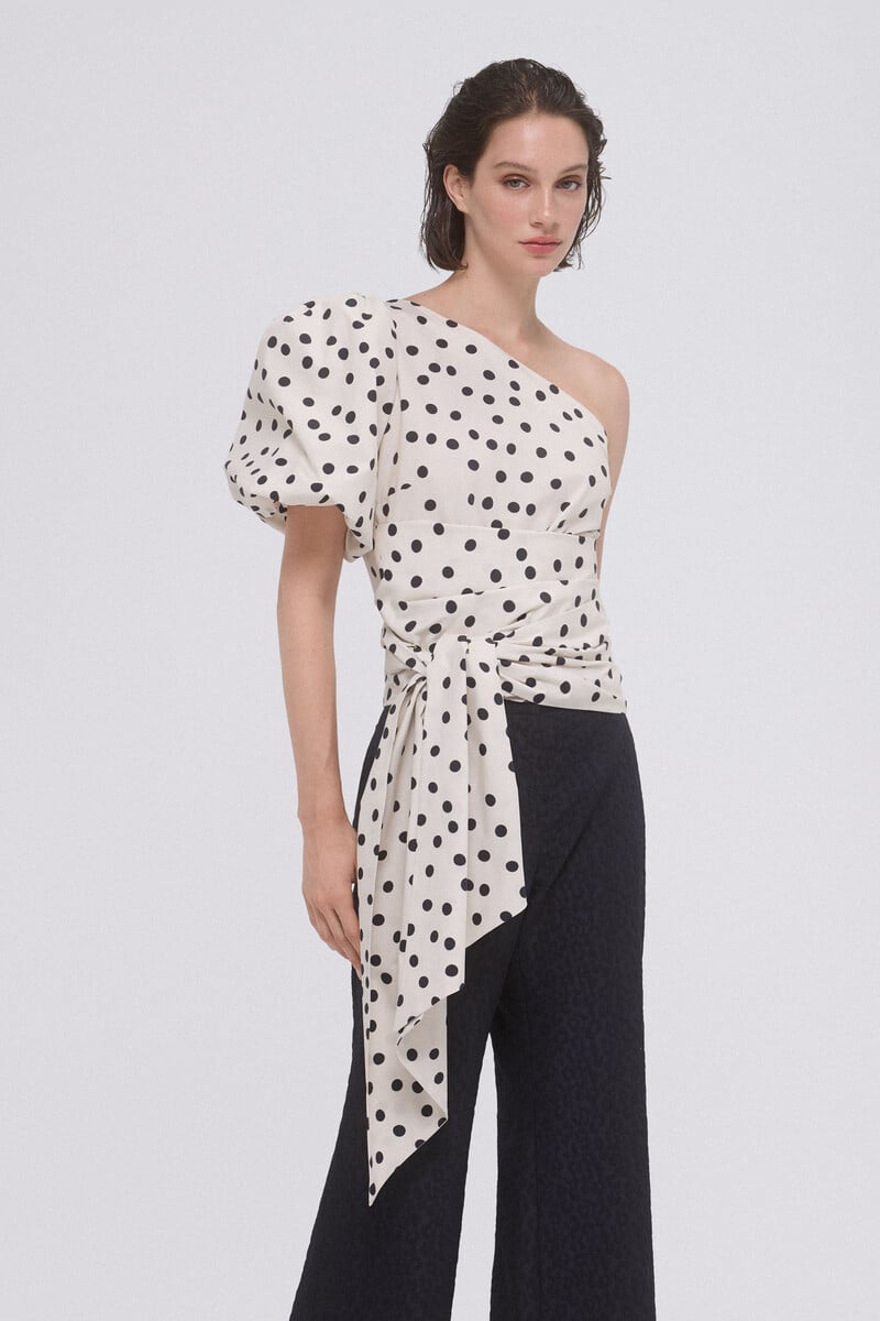 pedro del hierro Top lunares popelin Gran oferta