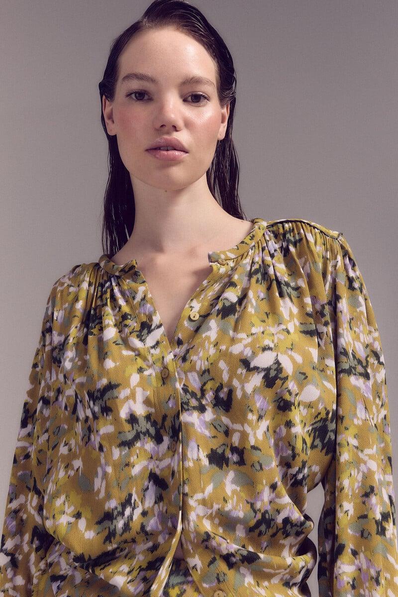 pedro del hierro Blusa canesú acolchado Rebajas baratas