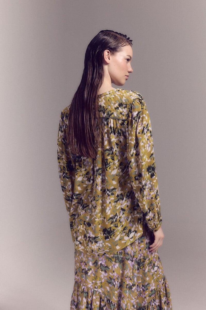 pedro del hierro Blusa canesú acolchado Rebajas baratas
