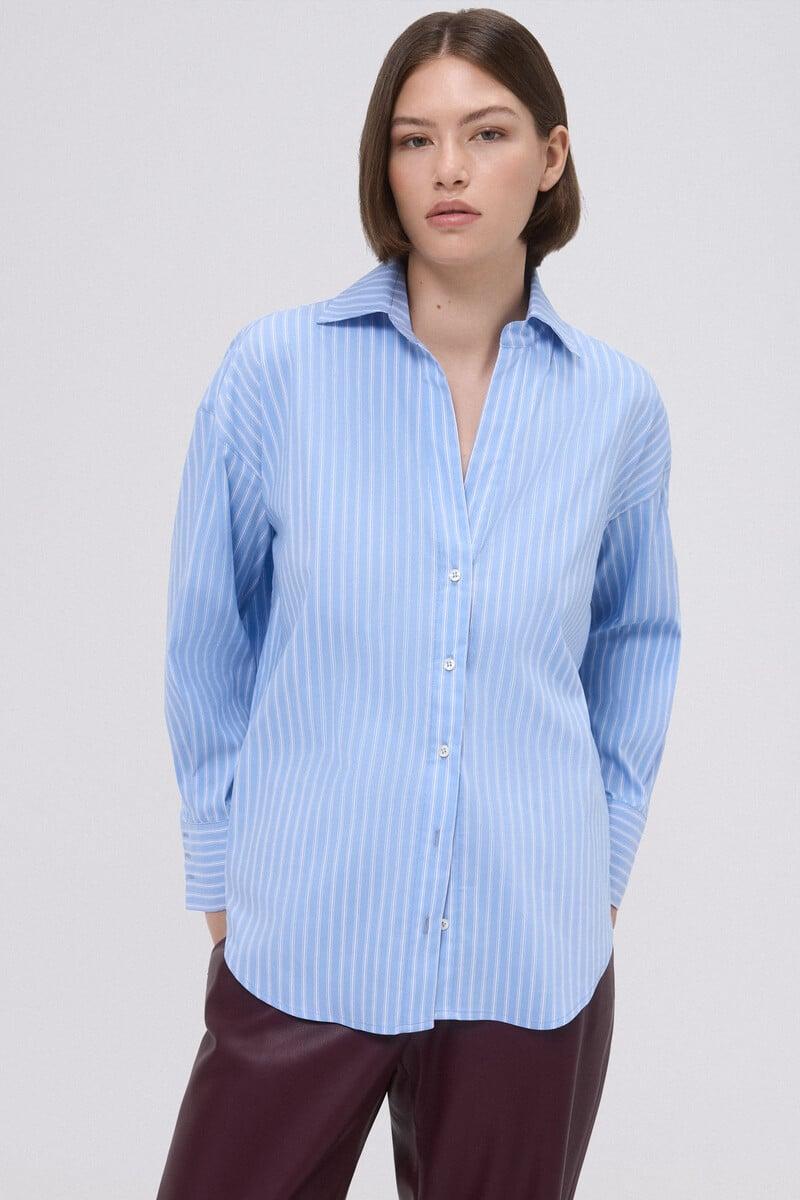 pedro del hierro Camisa larga popelin rayas Los más vendidos
