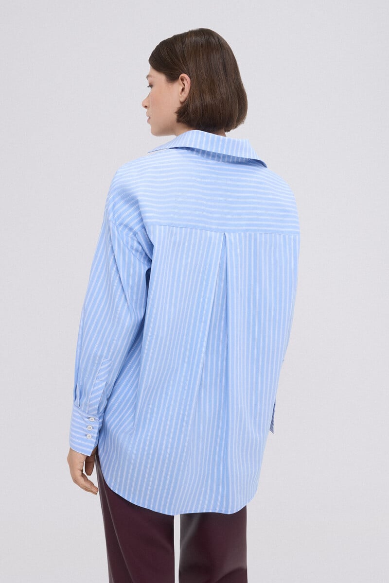 pedro del hierro Camisa larga popelin rayas Los más vendidos