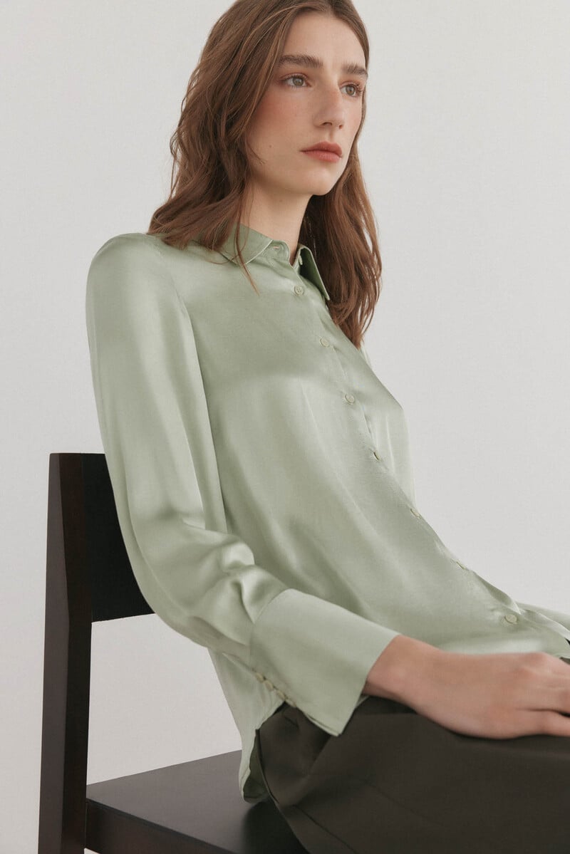 pedro del hierro Camisa satinada fluida Tienda