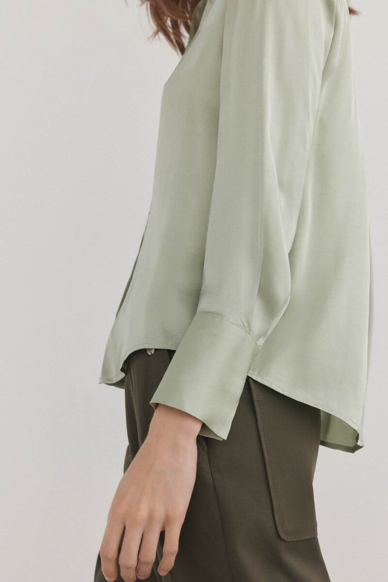 pedro del hierro Camisa satinada fluida Tienda