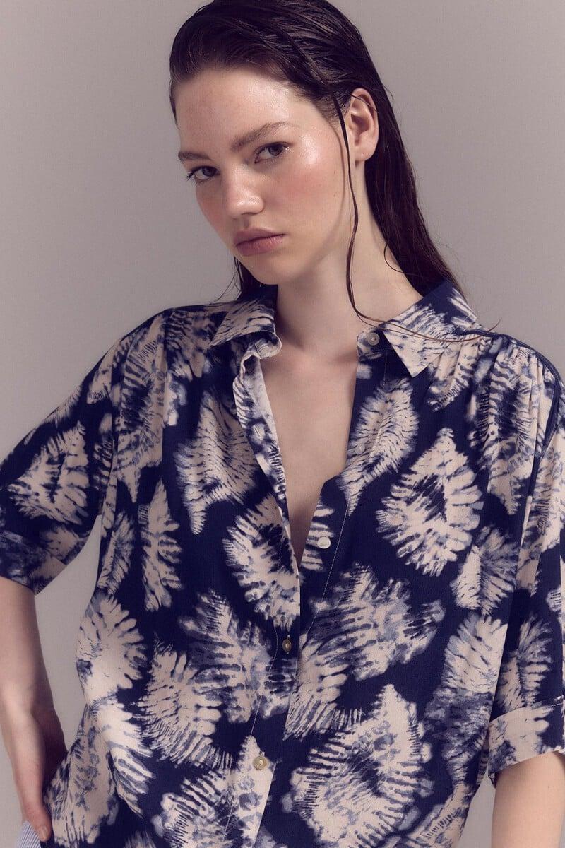 pedro del hierro Camisa estampado tie dye Envío gratis