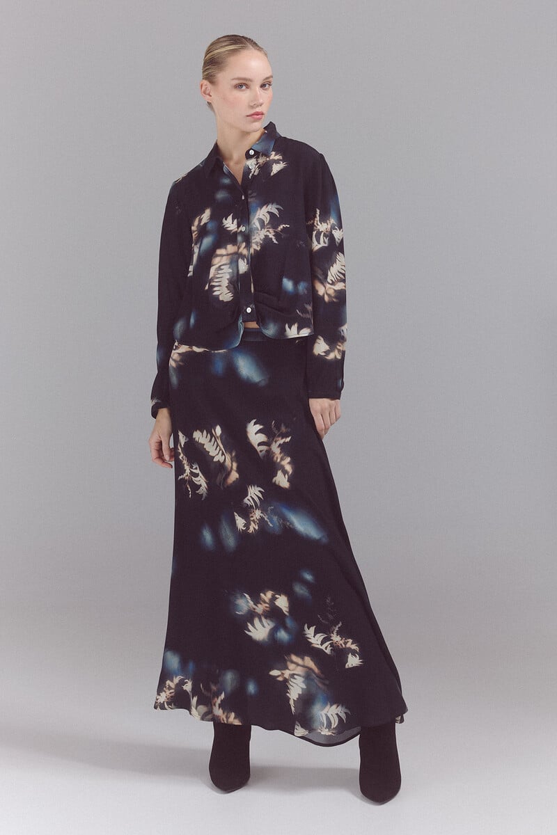 pedro del hierro Camisa satinada corta ÚLTIMAS EDICIONES