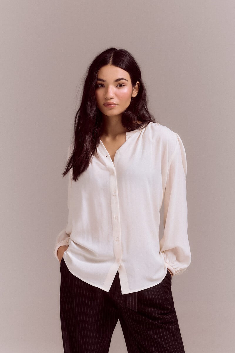 pedro del hierro Blusa canesú acolchado Últimos 2 días