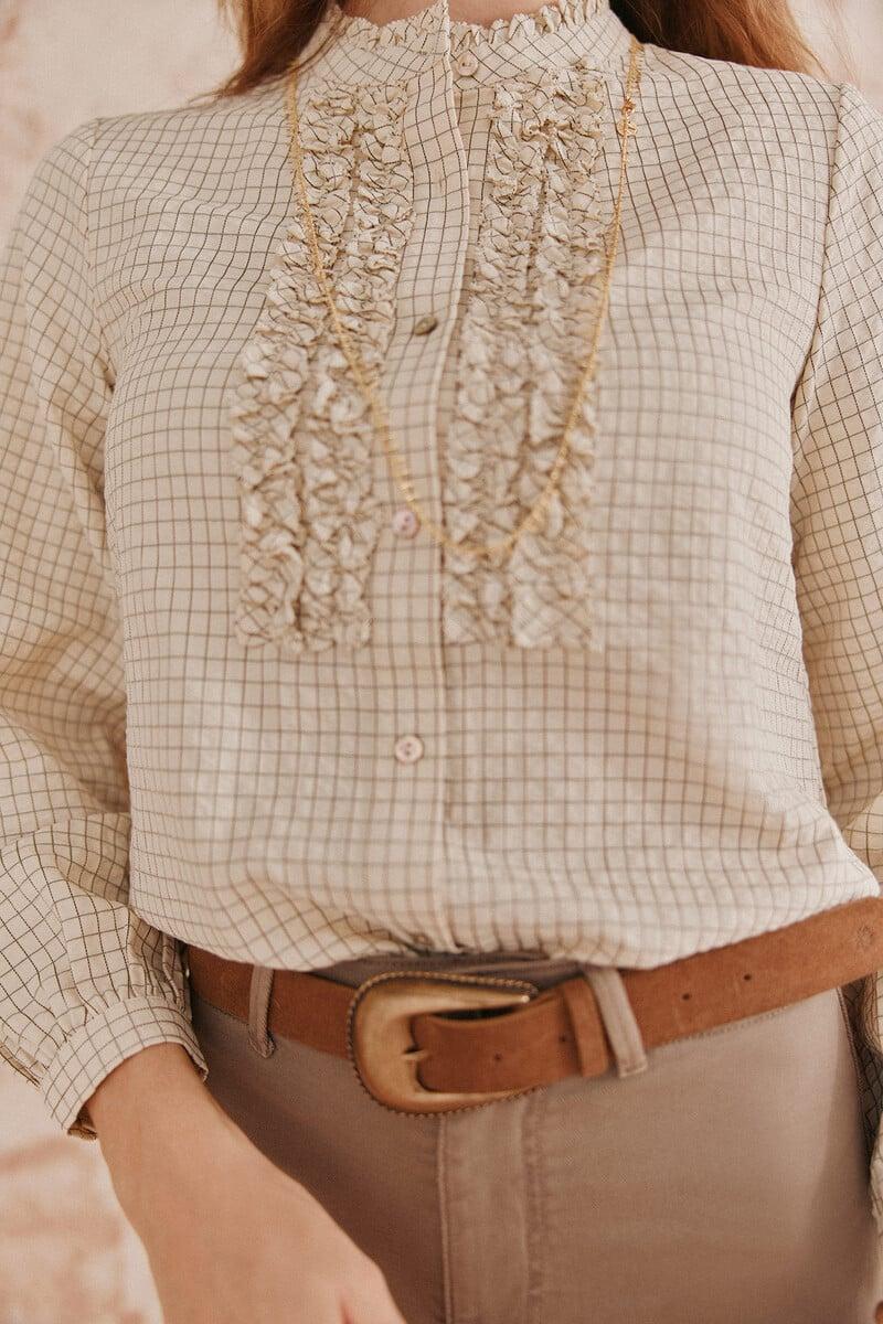 pedro del hierro Cósima. Camisa chorreras Solo hoy