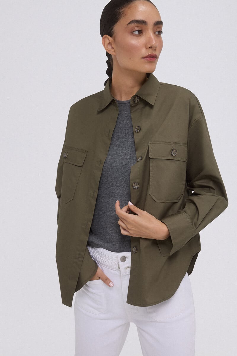 pedro del hierro Camisa utility oversize En oferta
