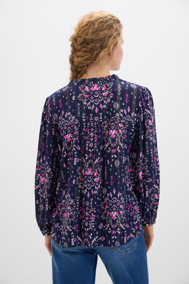 pedro del hierro Blusa fluida lurex Descuentos del mes
