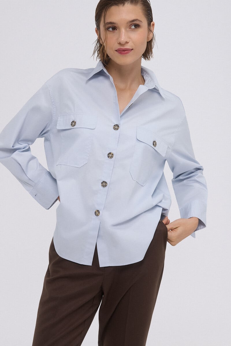 pedro del hierro Camisa utility oversize Oferta exclusiva