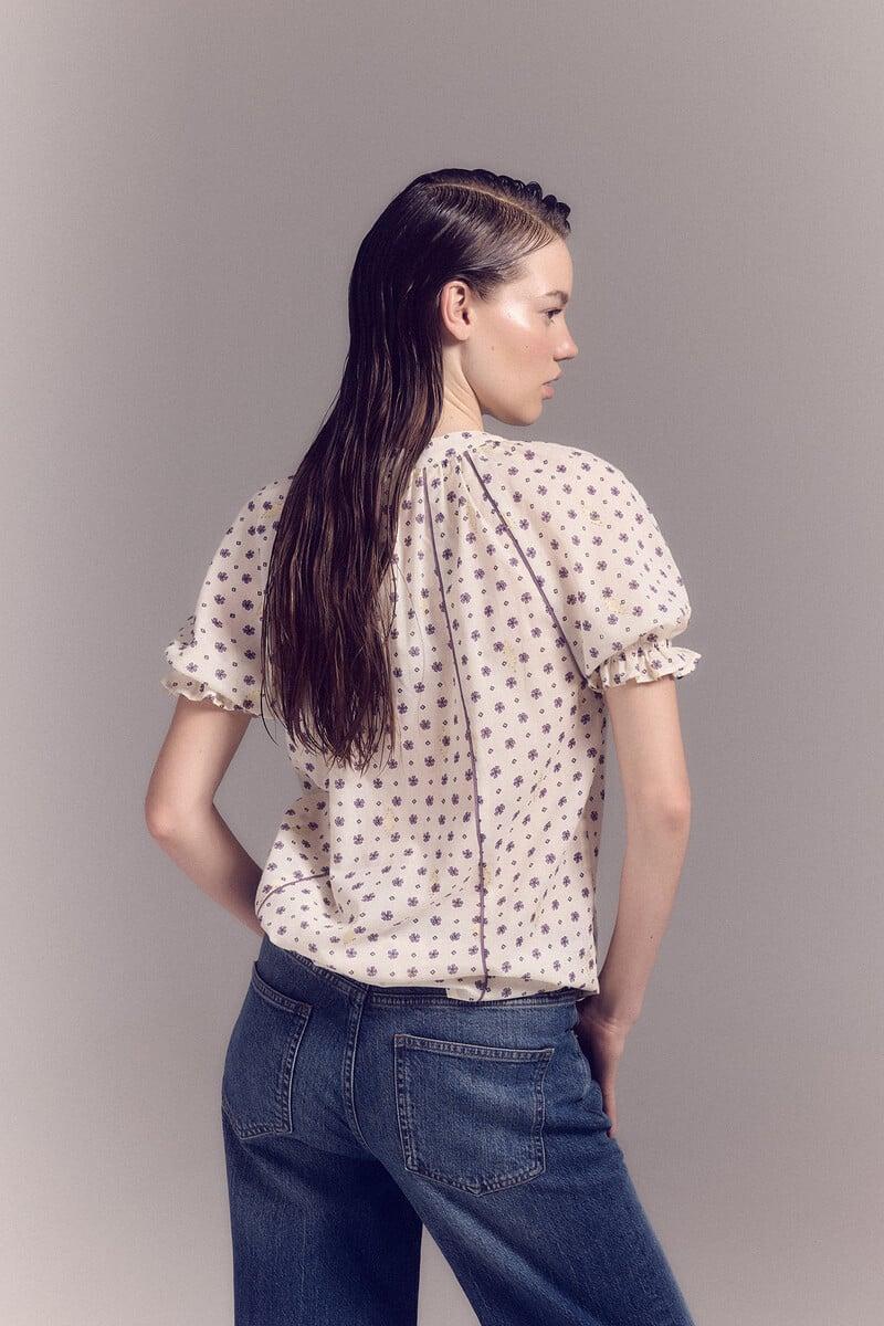 pedro del hierro Blusa bordada Outlet