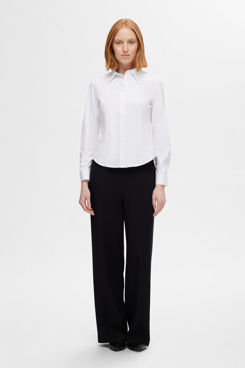 pedro del hierro Camisa de manga larga Slim Fit confeccionada con algodón orgánico Outlet online
